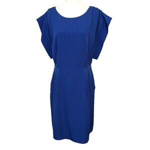 Eliza J Blue Dress Size 10 Pockets